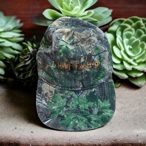 Cabela’s I Hunt For Hugs Camouflage Toddler Hat Baseball Cap Kids Green